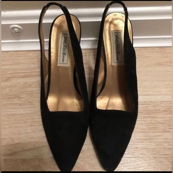 COLIN STUART VERO CUOIO BLACK SIZE 5 1/2 SLIP ON